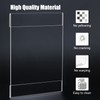 xydstay 6pack Acrylic Wall Sign Holder with Tape,8.5 X 11