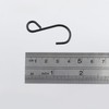 T Tulead 30PCS S-Hooks Small Metal Hanging Hooks 1.6" Black