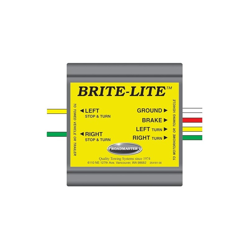 Roadmaster 732 Brite-Lite 3 to 2 Taillight Converter Compatible with