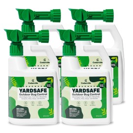 Outdoor YardSafe | Kills & Repels Mosquitoes, Ticks, Fleas, Mites & More with Natural Essential Oils | Family & Pet-Safe | Eco-Friendly | 4 Quarts (128 Oz.)