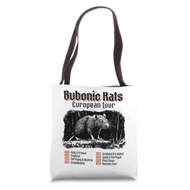 Bubonic Rats Black Death Tour 1347 - 1353 Tote Bag