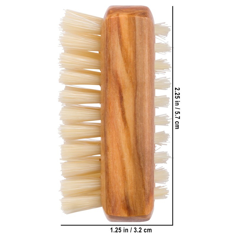 Redecker Olive Wood Nail Brush (Pig Hair)