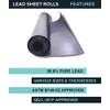 KRT Distributions Lead Sheeting, Sheet Lead Rolls (1/32" x 24"