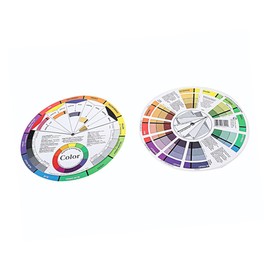 MAGICLULU Nail Art Card Set Women Makeup Wheel Rotation Mixed Display 2 Pieces Mixed Guide for Nail Art Learning