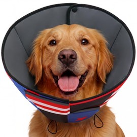 Queenmore Cono XL para perros, conos blandos para perros grandes después de la cirugía, cono para que los perros dejen de lamerse, collar isabelino pa