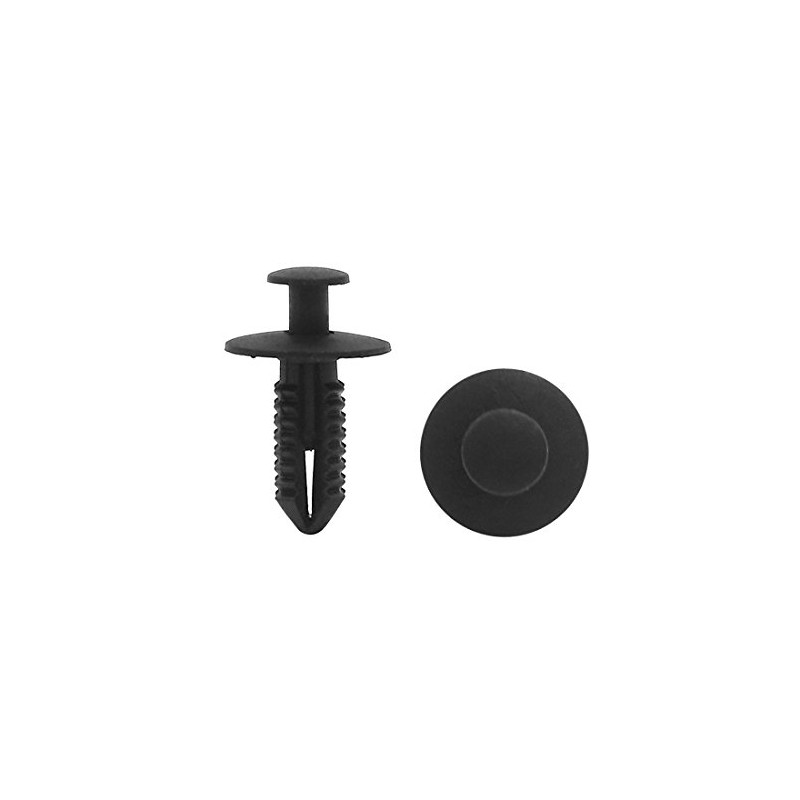 Sourcingmap 20pcs 7mm x 7mm Hole Plastic Rivets Fastener Door