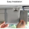 OHAOLYLE Car Sun Visor Organizer,Multi-Pocket Sun Visor Pouch,Leather Car Sun