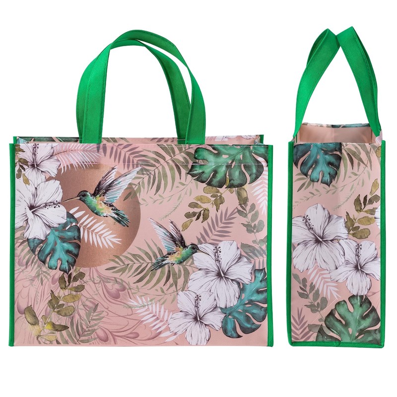 WRAPAHOLIC Large Reusable Gift Bag with Handles - 10 x