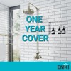 ENKI, R13, 200mm Traditional Fixed Large Shower Head Gold, Solid