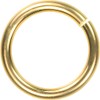 14K Gold Jump Rings, 18 Gauge, 6.5mm Outside Diameter, 4.5mm
