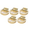 5Pcs Purse Clasp Alloy Material High Hardness Long Service Life