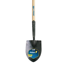 Jackson 1259100 J-450 Pony Round Point 8 in. Irrigation Shovel with 47 in. Hardwood Handle
