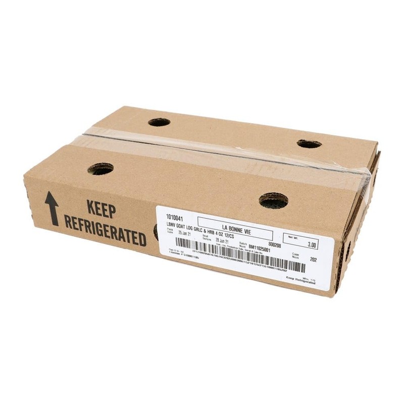 La Bonne Vie Garlic & Herbs Goat Cheese Log, 4