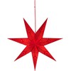 BRUBAKER 60 cm Paper Christmas Star for Hanging - LED