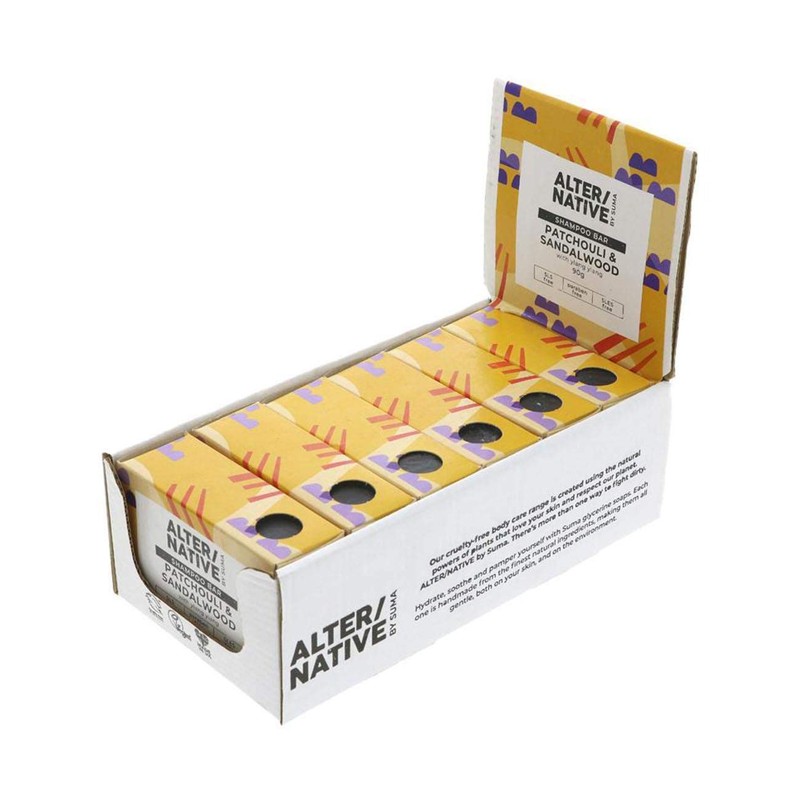 Alter/Native Patchouli und Sandelholz Shampoo Bar, 90 g