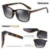 FEIDUSUN Polarized Sunglasses for Women and Men Classic Trendy Sun