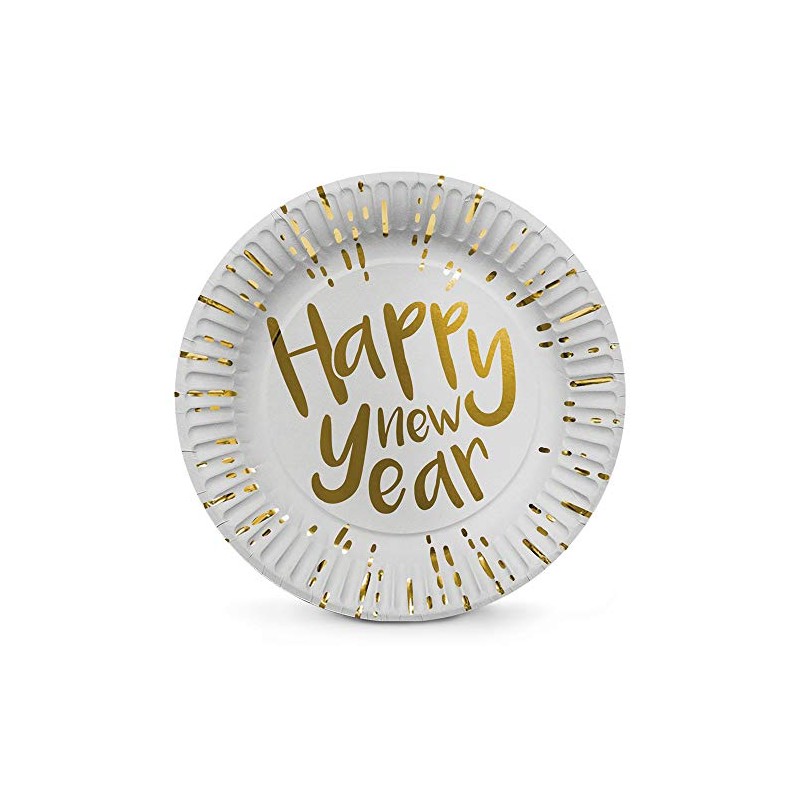 Boland Happy New Year 13462 Party Plate, Diameter Approx. 23