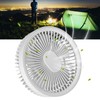 2 in 1 Desktop Fan ABS PP 4000mah 3 Gears