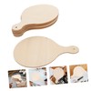 Ipetboom 10pcs DIY Wood Cutting Boards Round Chopping Boards with