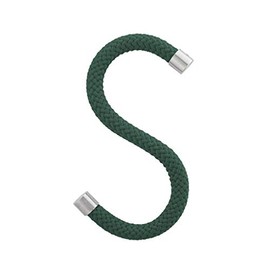 Peppermint Products Loop Hook, Textile S Clothes Hooks Made of Rope, Set of 5 (Green)
