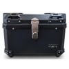 CRUIZER Topcase Koffer Motorrad Roller Platte schwarz 50L