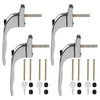 APACALI 4 Pack Window Handles for UPVC Windows, UPVC Window