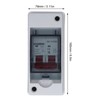 2P Photovoltaic System DC Miniature Circuit Breaker Solar IP65 Waterproof