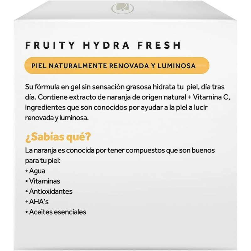 POND'S Cuidado Facial Fruity Hydra Fresh Naranja, Gel Hidratante, 110