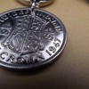 A Silver Dream 1947 Half Crown Coin Keyring