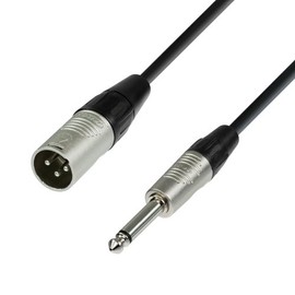 Adam Hall Cables 4 STAR MMP 1000 Microphone Cable REAN XLR Male to Jack TS | 10 m