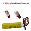 AA 900mAh 1.2V Exit Sign Emergency Light Batteries for UnitechOSA268