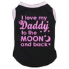 Petitebella - Camisa para perro con texto "I Love My