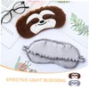 Healeved 2pcs Cute Animal Sleep Masks for Soft Plush Cartoon