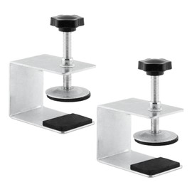 Cabinet Drawer Installation Clamps, 2/4PCS C Clamps Drawer Fixing Clip with Silicone Protect Pad, Woodworking Cabinet Hardware Jig for Door Front Knobs, Pulls Handles Install(Size:2pcs)