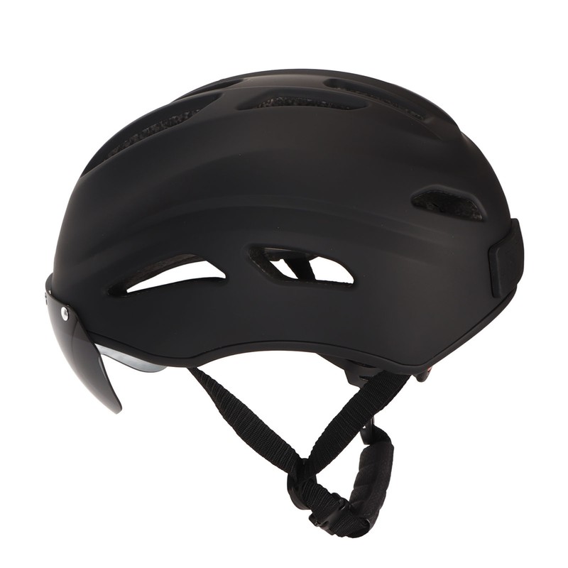 Smart Bicycle Helmet 4K HD Camera Magnetic Goggles Emergency Storage