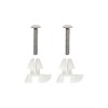 Tnitrib Kohler 1239016 Toilet Seat Bolts Hardware Pack Replacement Parts