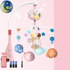 Hanging Rotating Rattles Remote Control Baby Musical Crib Mobile Projector