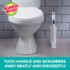 Scotch-Brite Disposable Toilet Scrubber Starter Kit, Disposable Refills with Built-in