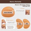 Momo's Workshop Orange Makeup Sponge Set (3pcs) – Large Soft