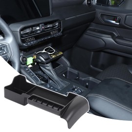 Heutamo Center Console Storage Box Compatible with Toyota Land Cruiser 250 Prado J250 LC250 2024 2025 Gear Shift Upper Organizer Tray Secondary Storage Accessories(Left Hand Drive)