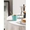 Sweese 3.5oz Porcelain Espresso Cups Set of 4, Mini Coffee