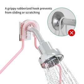 TreeLen Shower Caddy Pink, Large Shower Racks for Inside Shower, Pink Bathroom Organizer, Gift for Girlfriend