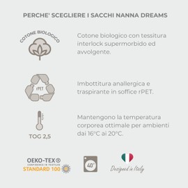 MOOVO by Nuvita 90200 Sleeping Bag with Foot and Foldable Socks, Organic Cotton, Oeko-Tex Certified, TOG 2.5, Size: 4 Years, Powder Blue