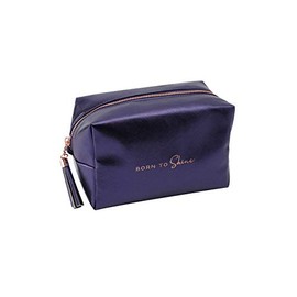 CGB Giftware | Willow & Rose Metallics Midnight Blue Wash Bag | Willow & Rose Metallics Range | Make Up | Wash | Travel | Ladies | GB04064