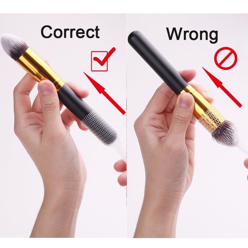 Bysiter Makeup Brush Protector Cosmetic Makeup Brush Pen Guard Expandable