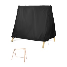 Kasla Outdoor Swing Cover, A Frame Patio Swing Cover,Swing Cover for Outdoor Furniture Porch Cover Glider Hammock Cover Waterproof 85" L×55" W×67" H