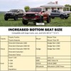 GIANT PANDA Bottom Seat Cover for Trucks&SUV, Front PU Leather