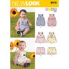 New Look Sewing Pattern 6970 Babies' Romper, Dress and Panties,