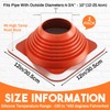 Yaocom # 6 Od 4-3/4''-10' Chimney Boot Post for Metal