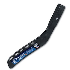 MyLec Hockey Stick Blade, Replacement Street Hockey Blade, Lightweight & Durable, High-Impact Fiberglass, Air-Flo Design, with 2 Screws, Secure Fit, for Most Wood Hockey Shaft (Right Handed, Black)